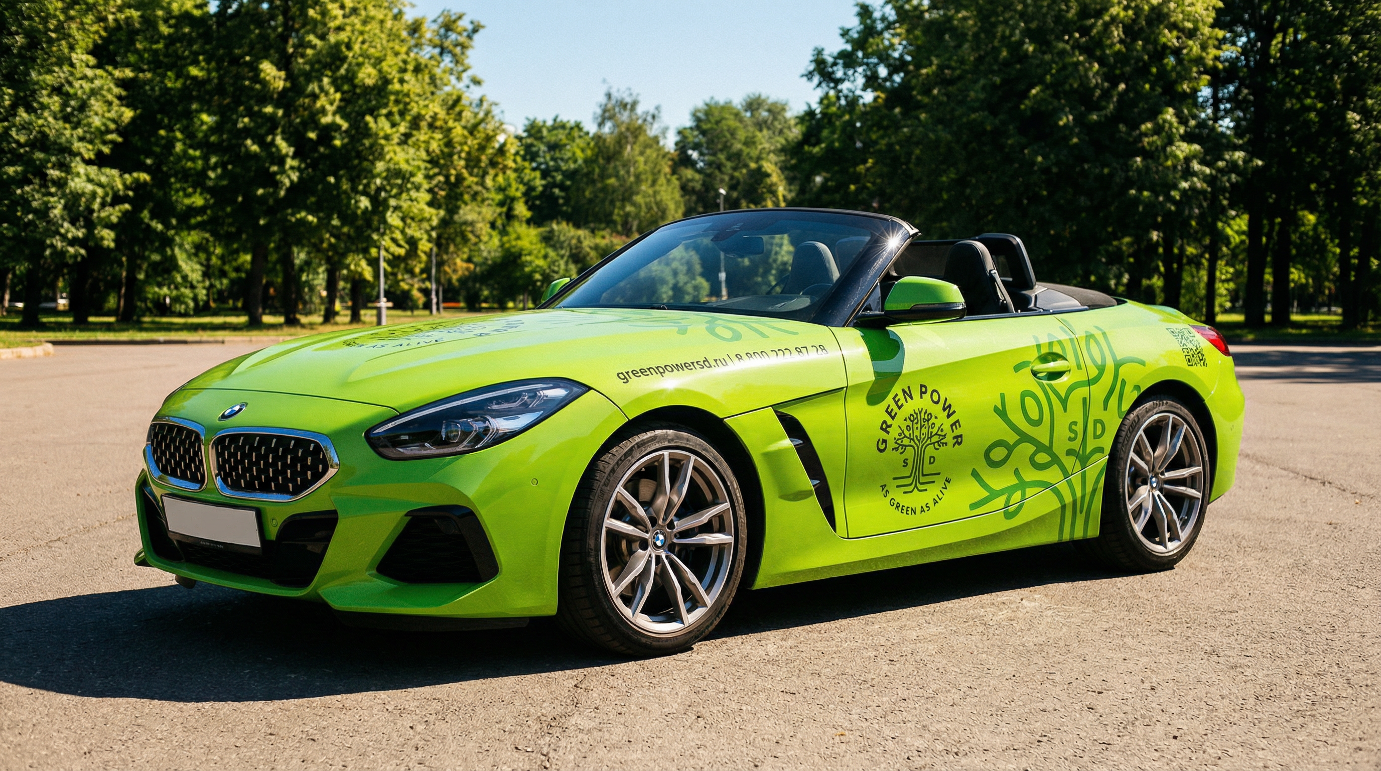 BMW Z4 — рекламная оклейка